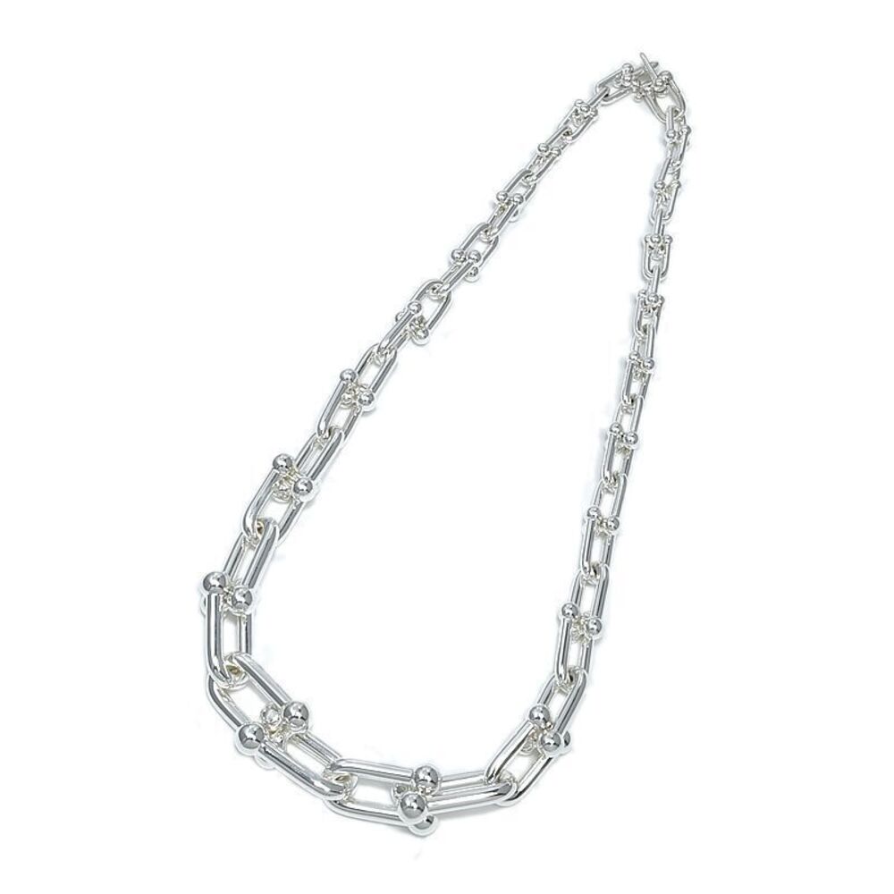 Tiffany Co HardWear Graduated Link Necklace Sterling Silver
